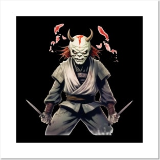 Blades of the Oni: The Demon Samurai's Deadly Dance Posters and Art